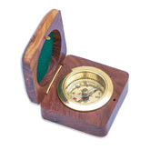 Brass Sundial Compass with case | Classic & Elegant Design